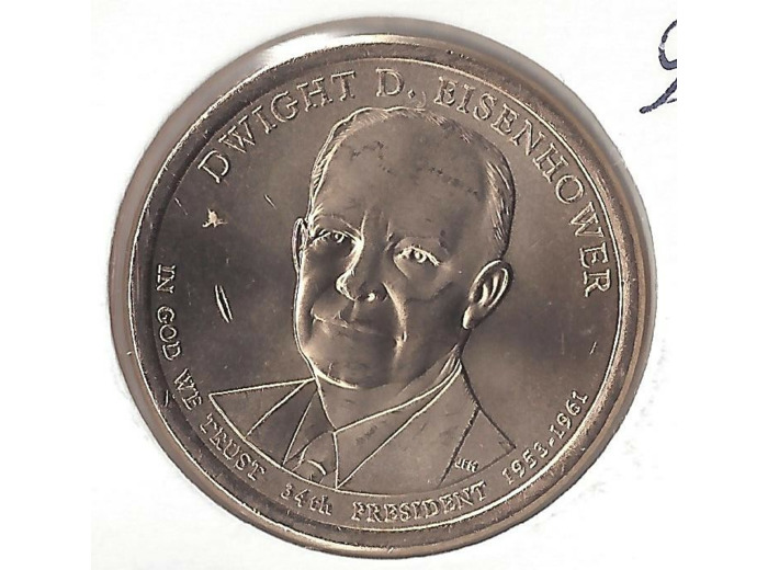 AMERIQUE (U.S.A) 1 DOLLAR 2015 P DWIGHT D. EISENHOWER SUP