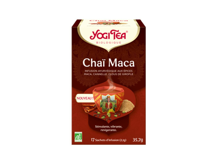 Tisane chaï maca 17x2.1g Yogi Tea