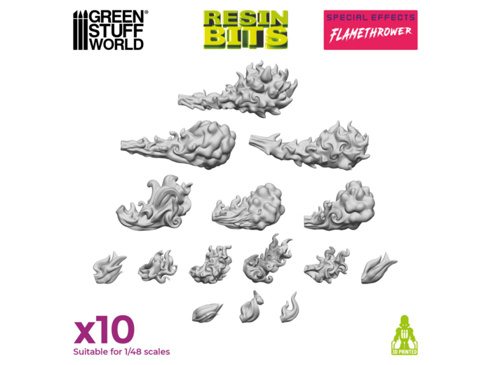 Resin Bits - Lance-Flammes