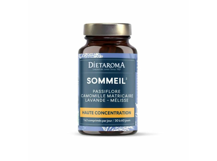 Sommeil haute concentration bio-60 comprimés-Dietaroma