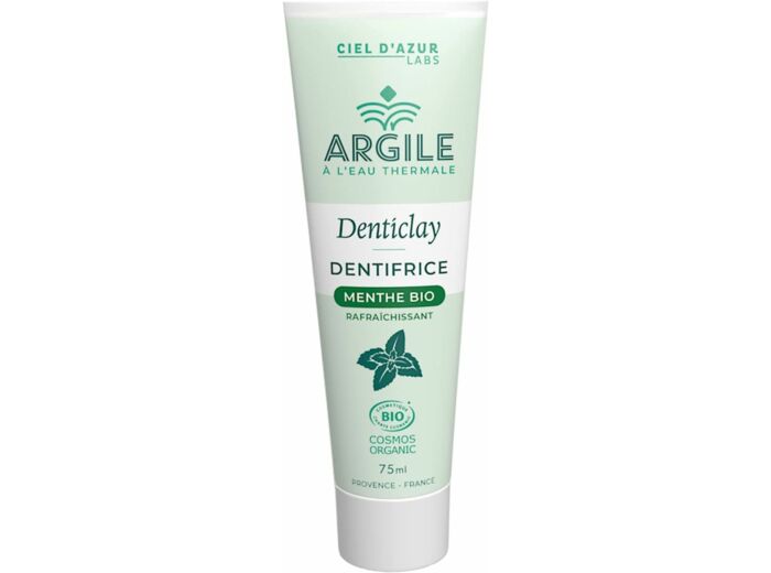 Dentifrice menthe eau thermale 75ml Denticlay