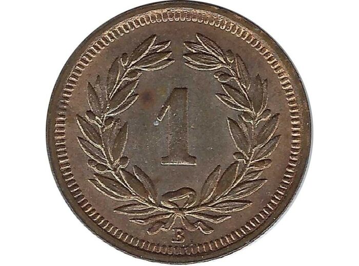 SUISSE 1 CENTIME RAPPEN 1936 SUP