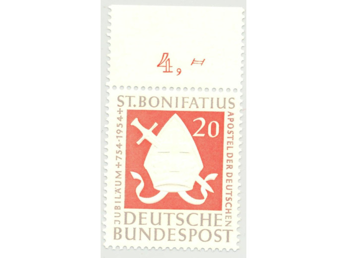 ALLEMAGNE FEDERALE 20 PFENNIG Yvert 75 Neuf Charnière