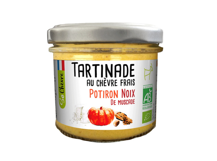 Tartinade Chèvre Frais Potiron Noix de Muscade 90G