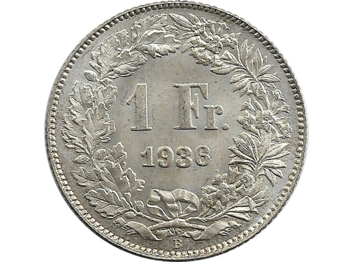 SUISSE 1 FRANC 1936 B SUP