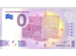 ALLEMAGNE 2020-36 SCHABOWSKIS ZETTEL BILLET SOUVENIR 0 EURO TOURISTIQUE  NEUF