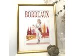 Bordeaux - affiche, carte