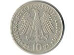 POLOGNE 10 ZLOTYCH 1964 TTB