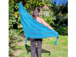 Châle UNIQUE by Belle Maman - bleu paon