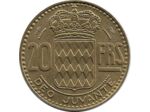 MONACO 20 FRANCS 1951 TTB+