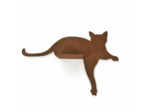 Silhouette jardin chat 45x10x30cm
