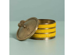 Petite boîte ocre Ginkgo 7cm