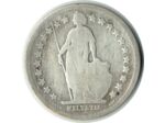 SUISSE 1/2 FRANC 1882 B B+