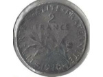 FRANCE 2 FRANCS SEMEUSE 1910 TB Fausse