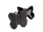Cache clés papillon fonte marron 15x12x4cm