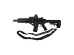 Sangle de combat ISTC 1point/2points adaptable pour HK416 (noire)