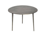 Table basse Moon en aluminium Dorée 68x46x68cm