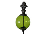 Ensemble 3 grand tuteurs boule fonte pomme de pin 12x140cm