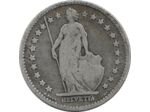 SUISSE 1 FRANC 1876 B TTB-