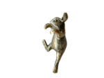 Petite Suspension Lapin métal patiné 10x5x6cm