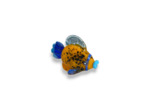 Figurine Miniature Poisson Orange Verre 7x3x4cm