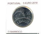 PORTUGAL 2018  5 EURO O BARROCO SUP