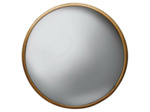Miroir convexe moucheté doré 21cm