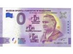 POLOGNE 2021-1 MUZEUM SPORTU I TURYSTYKI W WARSZAWIE BILLET SOUVENIR 0 EURO