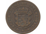 LUXEMBOURG 5 CENTIMES 1855 A TTB