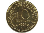 FRANCE 10 CENTIMES LAGRIFFOUL 1998 B.U.
