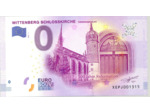 ALLEMAGNE WITTENBERG SCHLOSSKIRCHE BILLET SOUVENIR 0 EURO 2017-1 NEUF