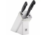 BLOC DE 3 COUTEAUX BLANC SHARP BLOCK