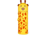 Legami - Trousse Kawaii 2 en 1 en Silicone Souple, Porte-stylos de Table, Fermeture à Glissière