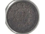 SUISSE 1/2 FRANC 1898 B TB+