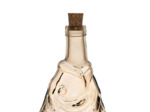 Bouteille carafe verre poisson rose 33x12x12cm