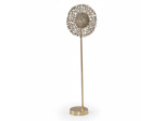 Lampadaire doré soleil 43x26x148cm