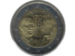 FRANCE 2010 2 EURO CHARLES DE GAULLE APPEL DU 18 JUIN