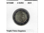 ESTONIE 2021 2 EURO COMMEMORATIVE PEUPLE FINNO-OUGRIENS SUP