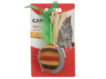Jouet chat, Balle avec plumes - Ø5.5cm