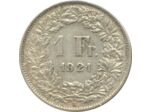 SUISSE 1 FRANC 1921 B TTB N2