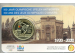 BELGIQUE 2020 2.50 EURO 100 ANS DES JEUX OLYMPIQUES D ANVERS COLORISEE COINCARD