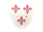 L'écu du Chevalier et de la Princesse - 3 fleurs de lys