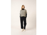 Pull Poncho rayé 100% laine SAINT JAMES