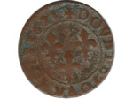LOUIS XIII (1610-1643) DOUBLE TOURNOIS 1621 G (Poitier) 2gr06 TB+