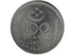 COMORES 100 FRANCS F.A.O 1977 TTB+
