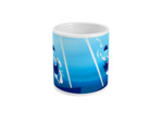 Tasse ou mug de natation "La femme qui nage" - Personnalisable