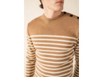 Pull marin rayé Rochefort 100% laine Mérinos SAINT JAMES