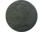 FRANCE 5 CENTIMES DUPRE AN 8 BB (Strasbourg) TB (G126a)