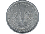 B.C.E.A.O. BCEAO 1 FRANC 1971 TTB+