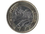FINLANDE 2015 5 EURO PATINAGE SUP